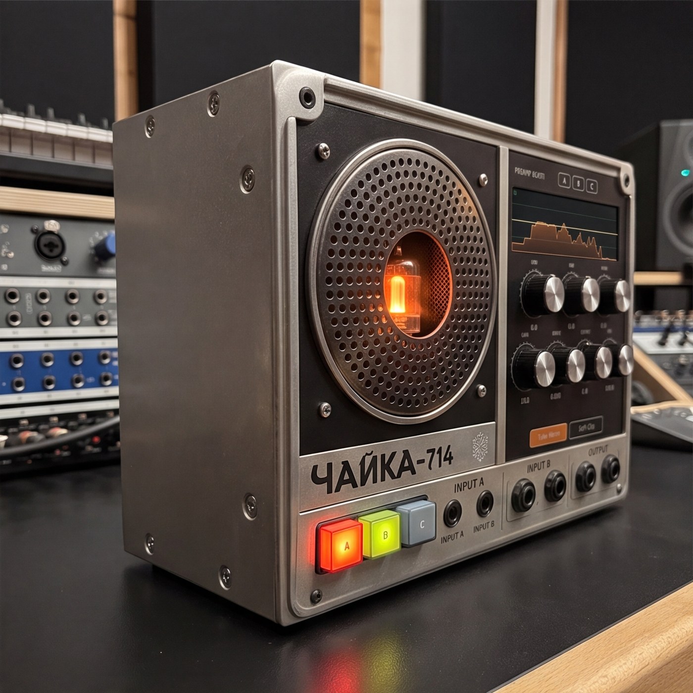 SnowTec Chaika в студии — ламповый преамп 6С45П