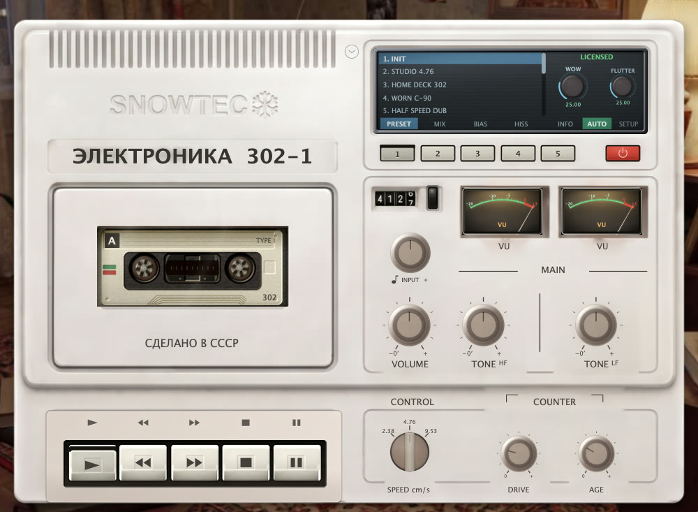 SnowTec E-302 — общий вид панели